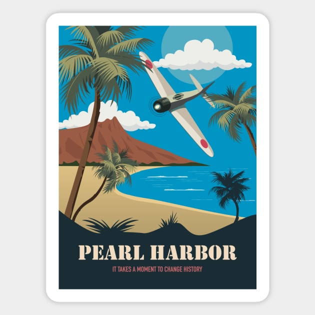 Pearl Harbor - Alternative Movie Poster Magnet by MoviePosterBoy